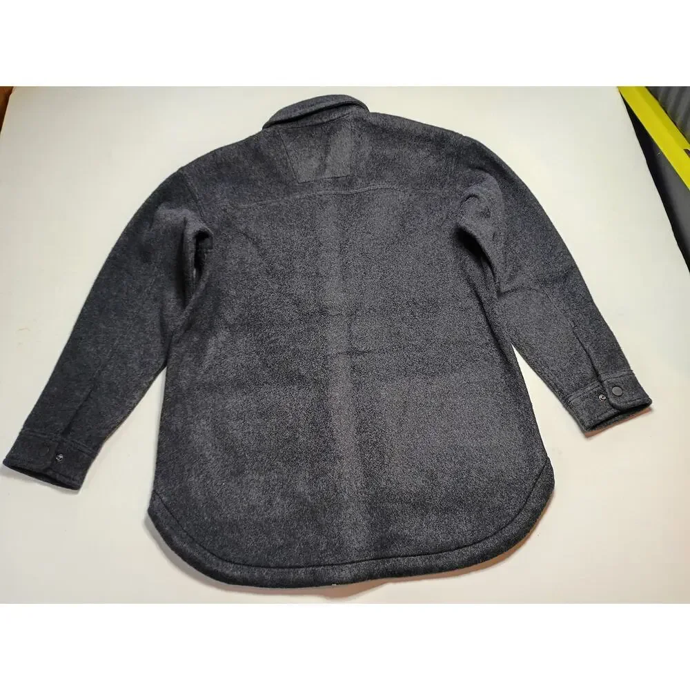 Carhartt Women's Loose Fit Fleece Shirt Jacket - Medium - Picture 7 of 8